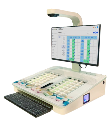 Blister con datos de paciente